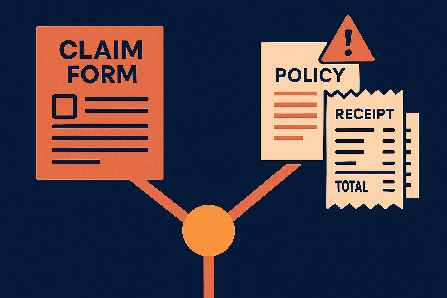 Insurance claims agent — documents read, cross-checked and verified by an AI agent